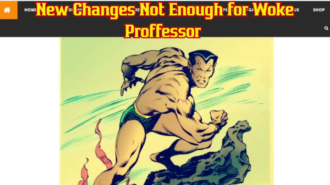 New Namor Changes Not Woke Enough For University Professor. Gets Shut Down