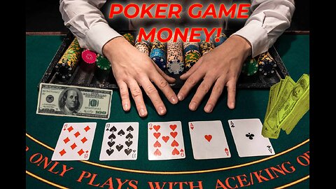 the poker game money