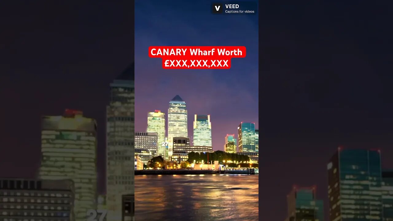 How much is Canary Wharf WORTH in 2023?? #shorts #property #canarywharf #london