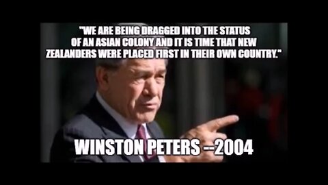 Winston Peters Anti immigration Quotes