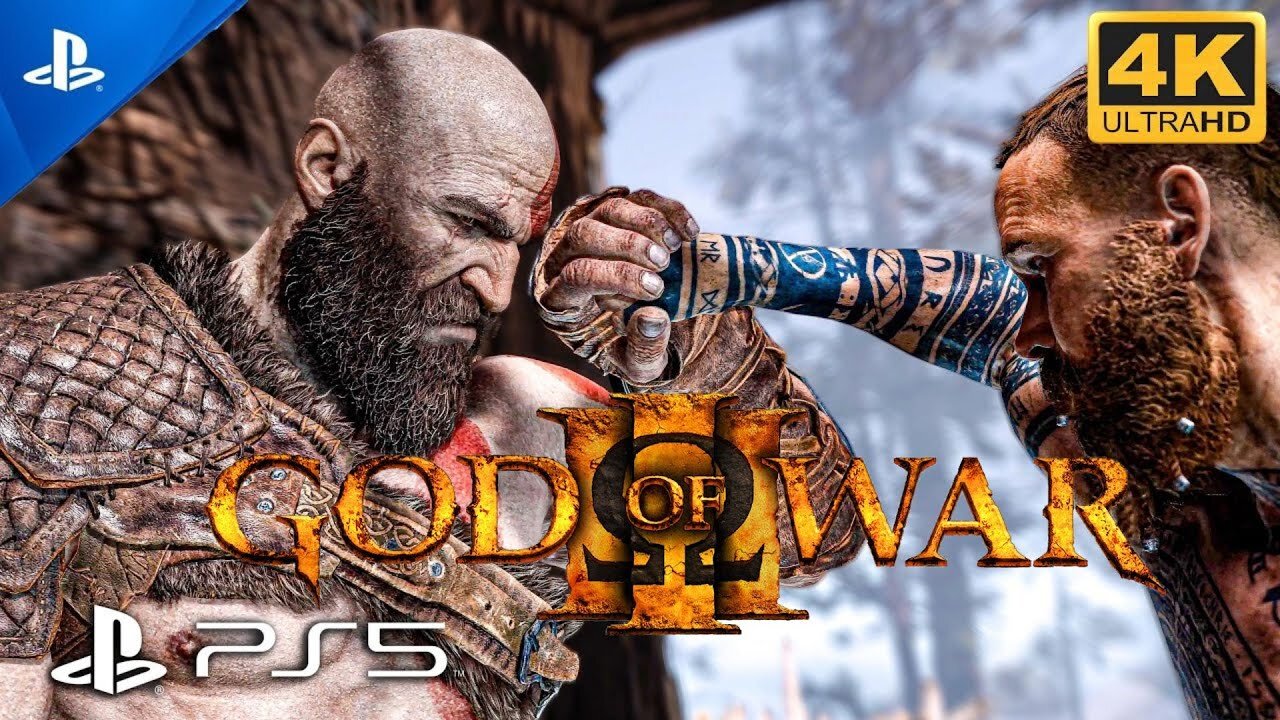 KRATOS V'S STRANGER FULL FIGHTING SCENE |GOD OF WAR 🎮 PS5 4k HD 🎮GAMEPLAY ( PART 2 ) no commentary