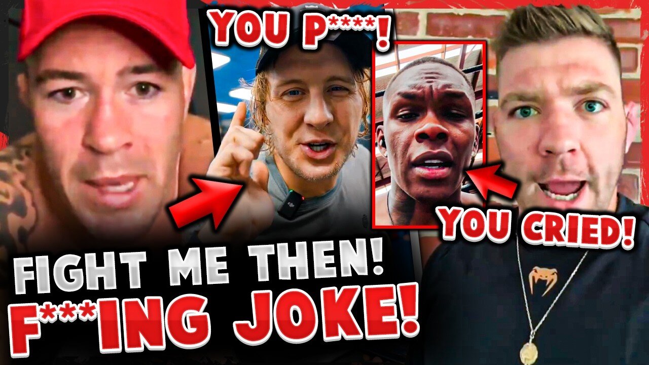 Colby Covington HEATED BACK AND FORTH w/ Paddy Pimblett! Dricus MOCKS Israel Adesanya for CRYING!