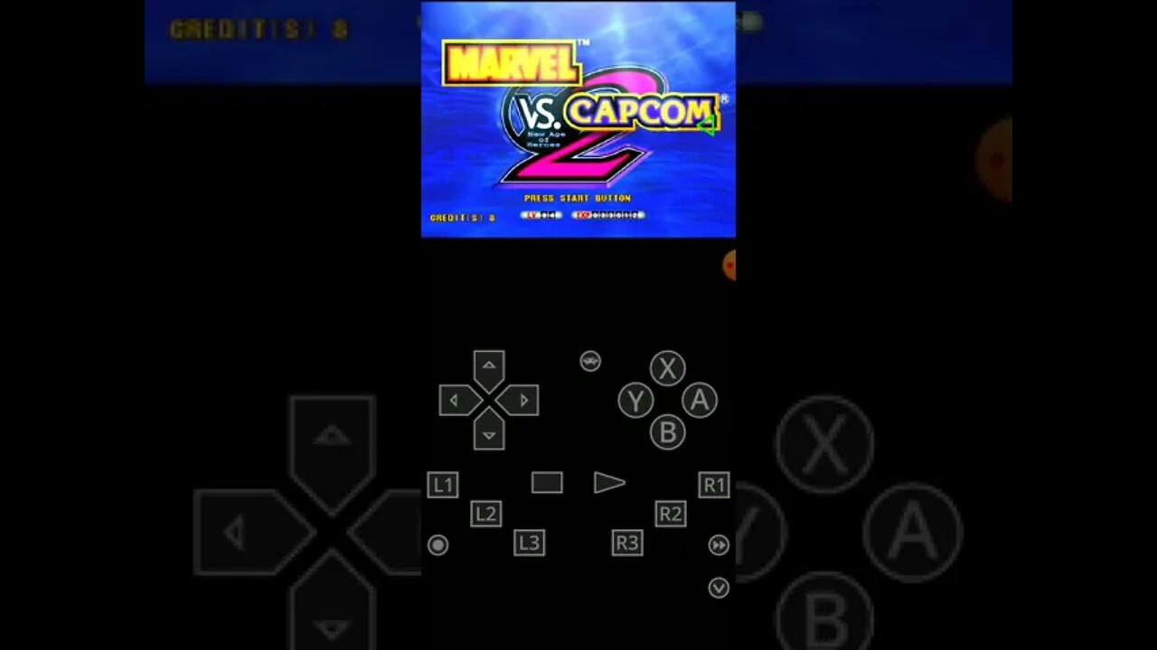 Playing Marvel vs Capcom 2 on Retroarch Naomi Rom (all characters)