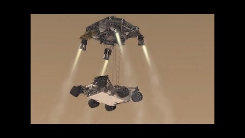 NASA Mars Science Labortery (curiosity Rover) Mission Animation