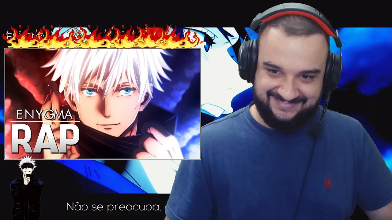 (REACT) Rap do Satoru Gojo (Jujutsu Kaisen) | Mundo Infinito | @Enygma 88