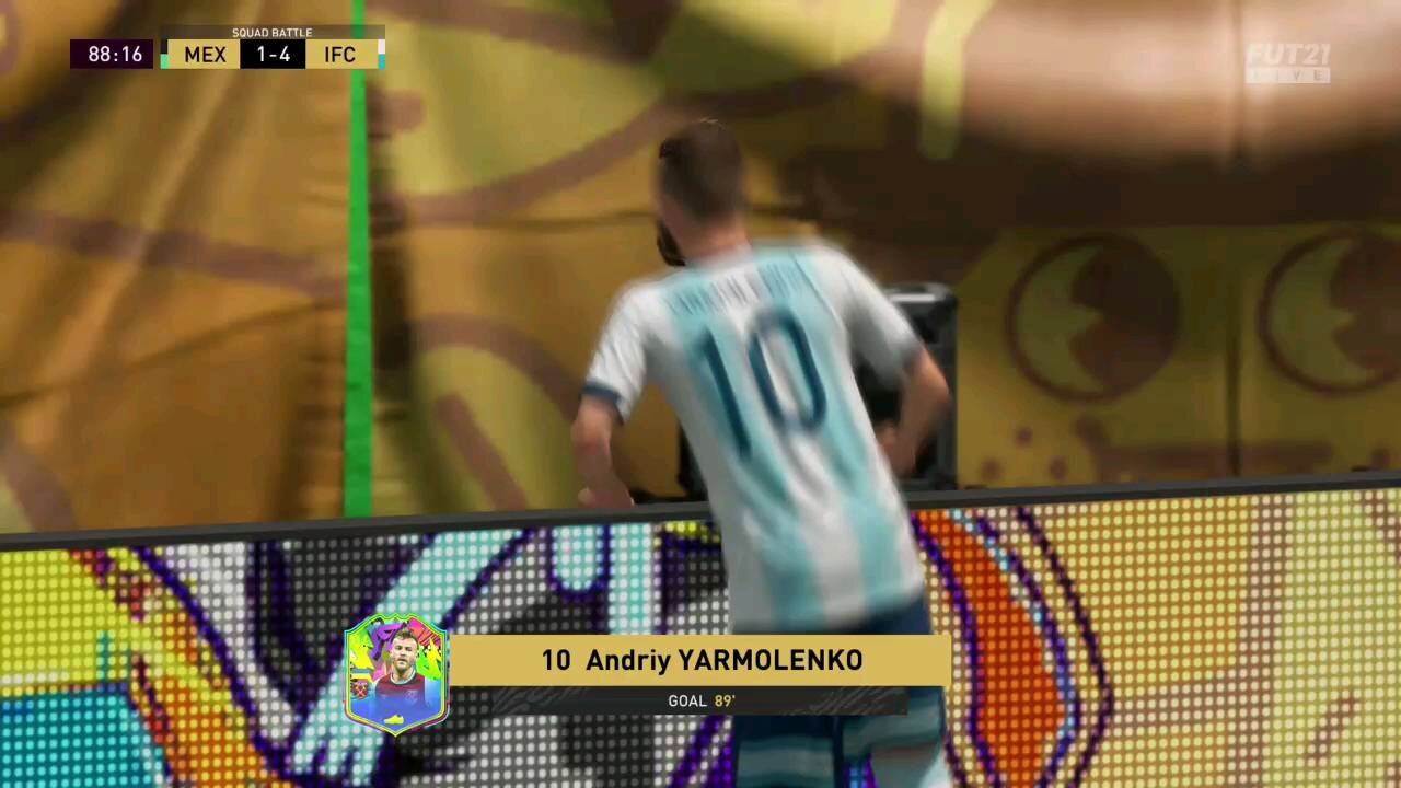 Fifa21 FUT Squad Battles - Andriy Yarmolenko goal