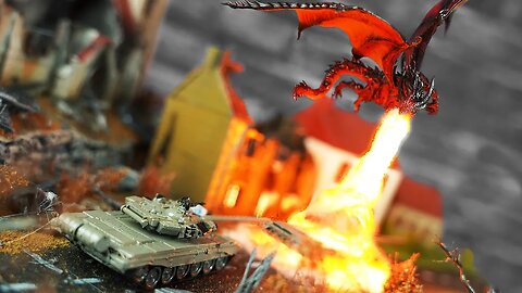 Fury of the Dragon - War Scene Diorama