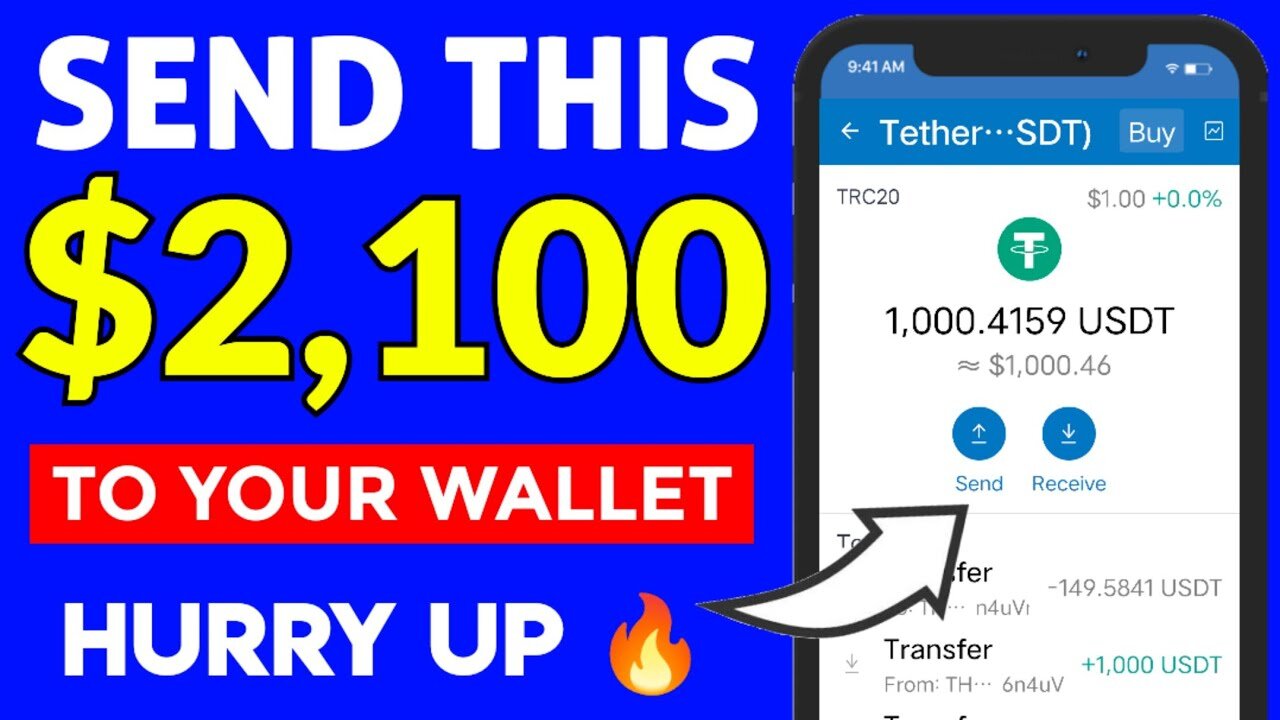 SEND THIS $2,100 USD To Your Trust Wallet Account | no investment