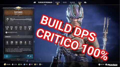 DARK ALIANCE BUILD CATTIBRIE ARQUEIRA DPS CRITICO INSANO