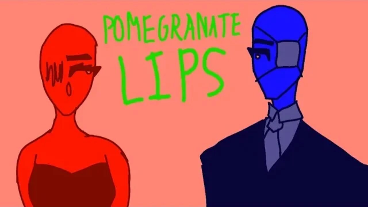 pomegranate lips meme (animation) (song by @Derivakat) (flip-a-clip)