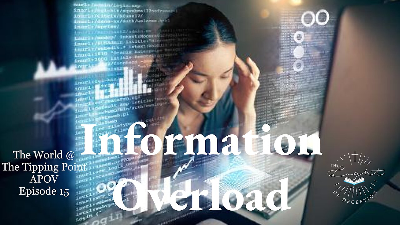 Information Overload-The World @ The Tipping Point | Danette Lane