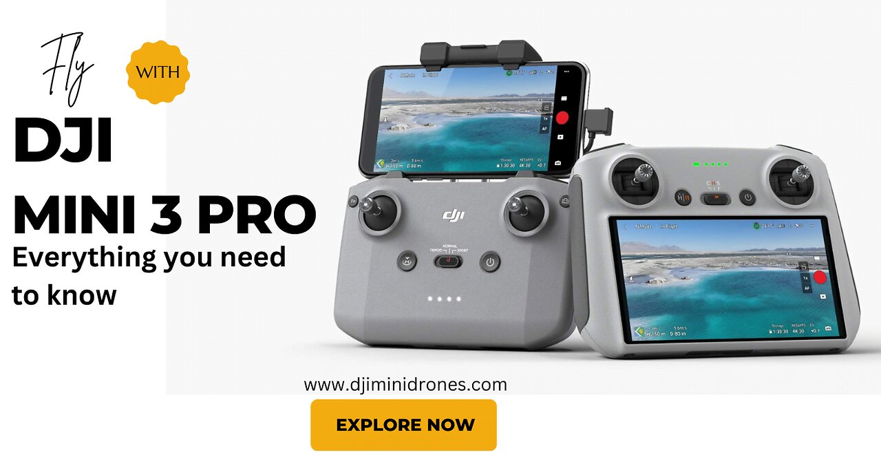 DJI - Introducing DJI Mini 3 Pro - djiminidrones.com