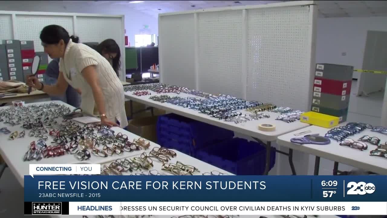 Free vision care for Kern County students