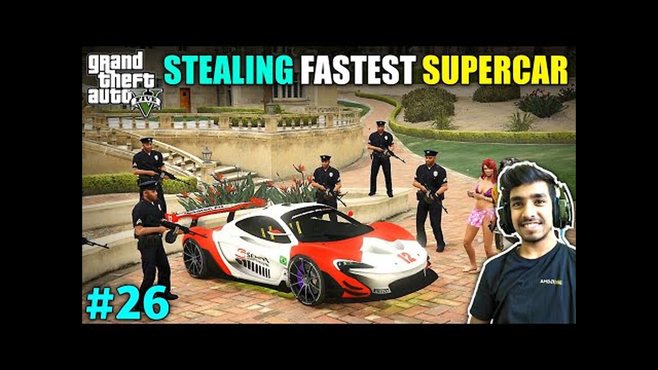 I STOLE SUPERCAR FOR $2000000 RACE | GTA V GAMEPLAY!