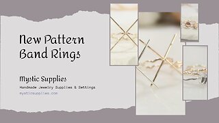 Pattern Band Ring Settings - How to Make Jewelry