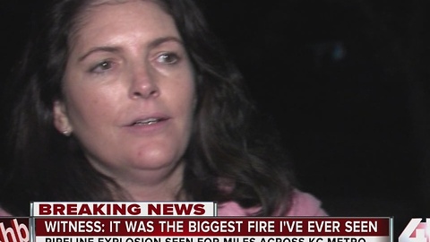 Witnesses describe huge pipeline explosion