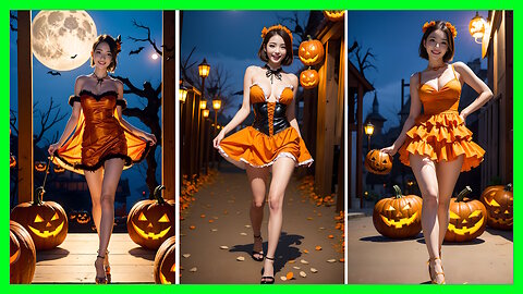 Halloween costumes - part 1. orange