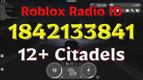 Citadels Roblox Radio Codes/IDs