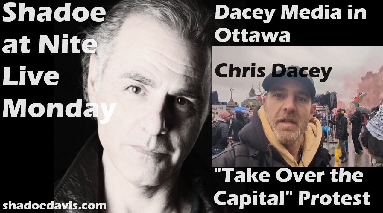 Aug. 12th/2024- Chris Dacey in the Heart of the "Take Over the Capital" Protest in Ottawa