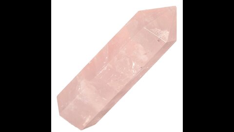 Rose Quartz Pink Crystal Obelisk Gem Single Terminated Wand