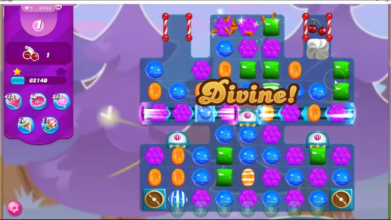 Covid Edition, Day 3: Candy Crush Level 3986 Talkthrough, 10 Moves 0 Boosters