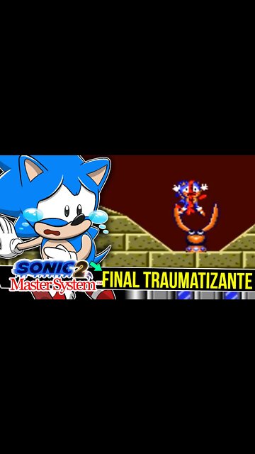FINAL Triste do SONIC 2 do Master System | Hedgehog.exe #shorts