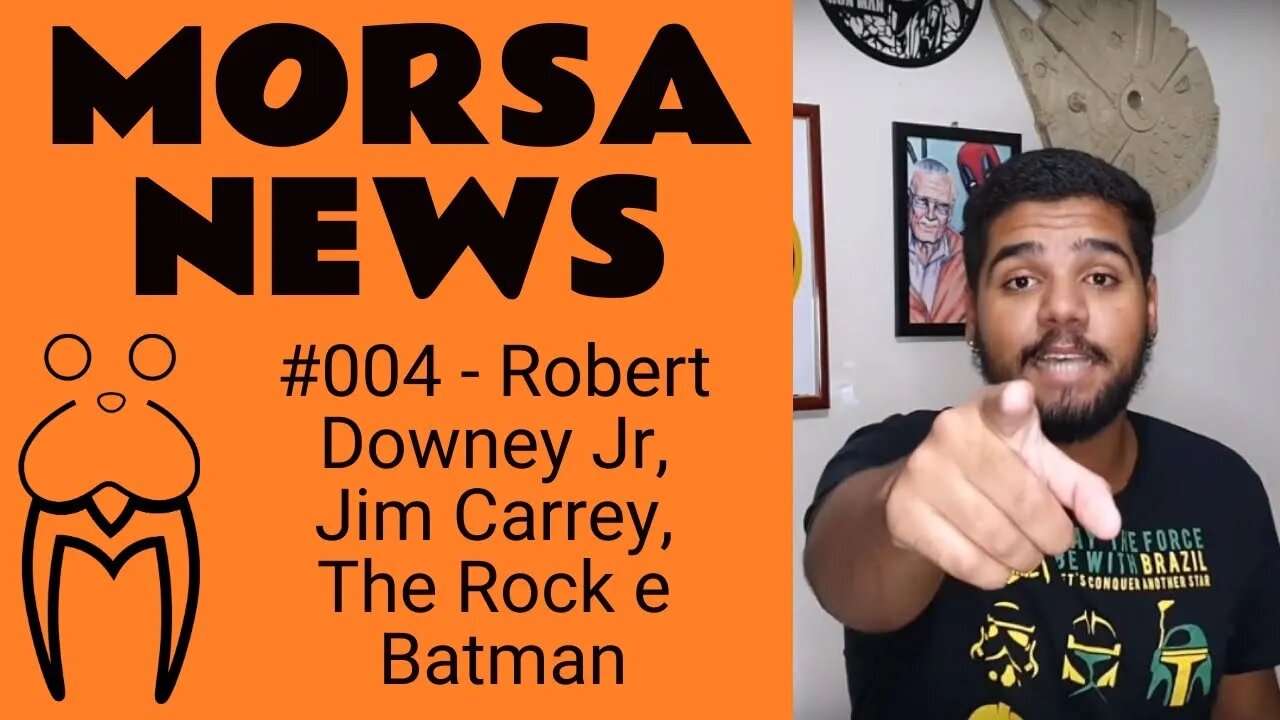 Robert Downey Jr, Jim Carrey, The Rock e Batman - MorsaNews #004