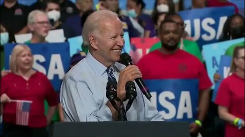 #USA. Le discours de la momie Biden a été interrompu par un manifestant