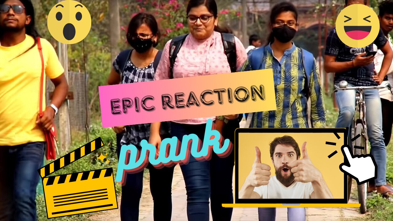 Walking Ladies Style 🤭😂|| Epic Reaction prank @viral @prank