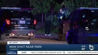 SDPD investigating man shot near park in Clairemont