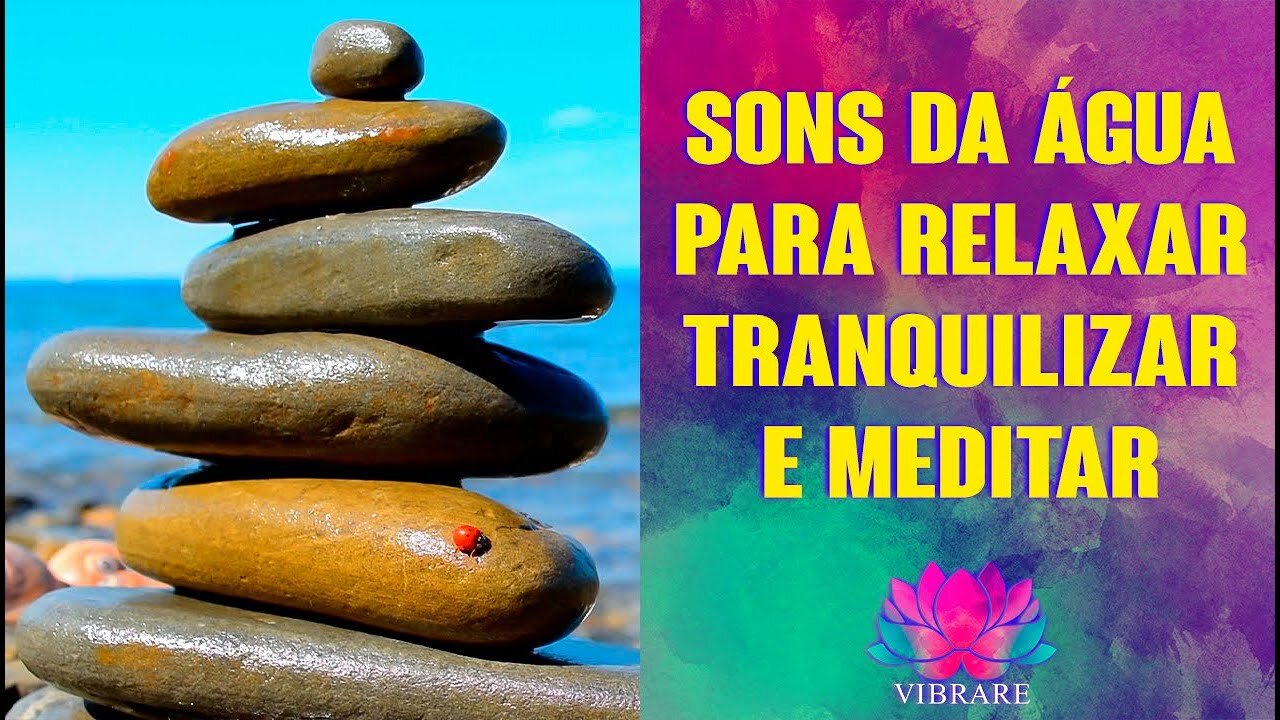 Sound of running water to relax and meditate | Vibrare Channel
