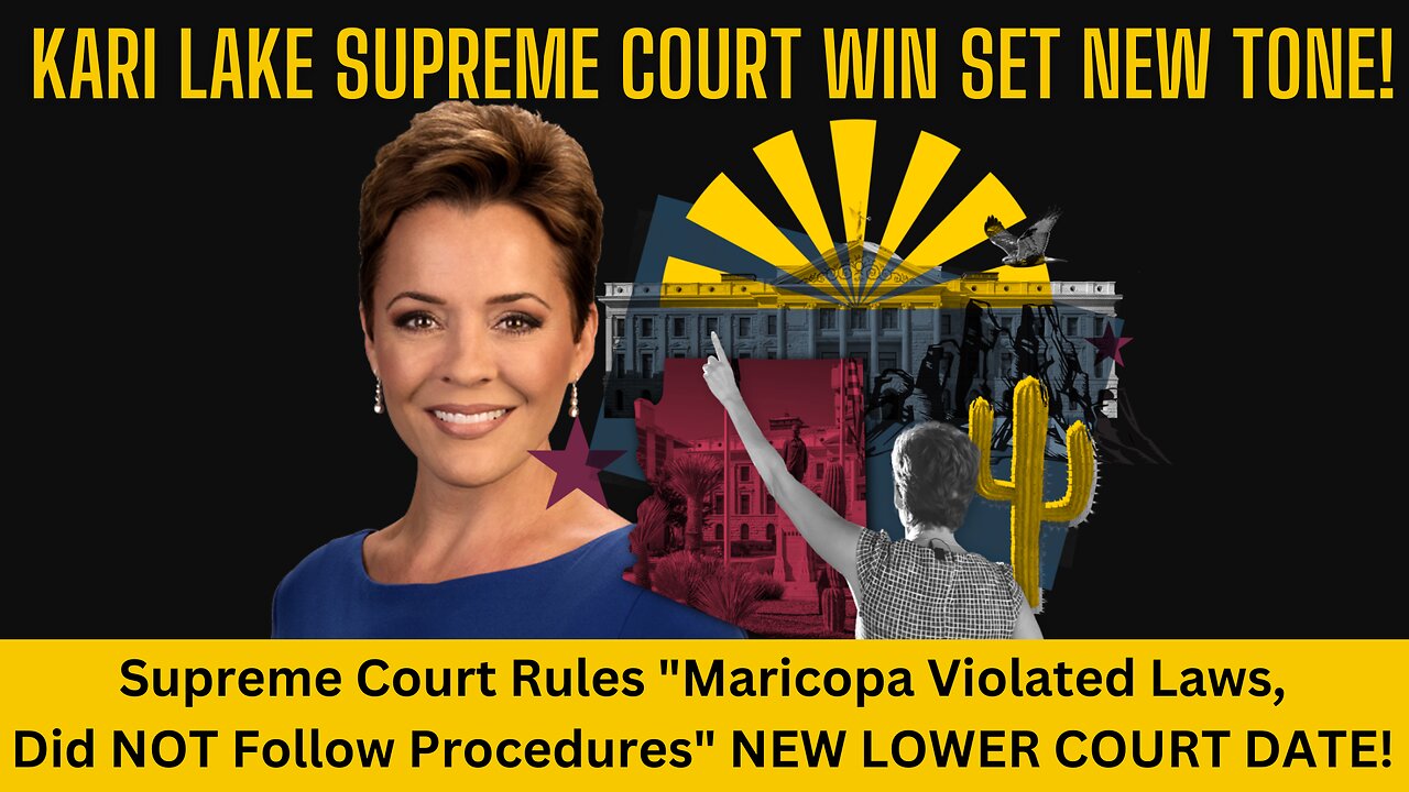 Arizona Supreme Court Rules Maricopa Violated Laws - Did NOT Follow Procedures - NEW COURT DATE