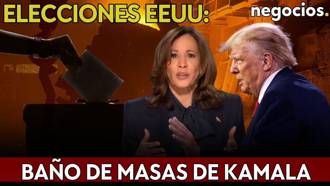 ELECCIONES EEUU: Baño de masas de Kamala Harris, Trump ausente y los demócratas con la industria