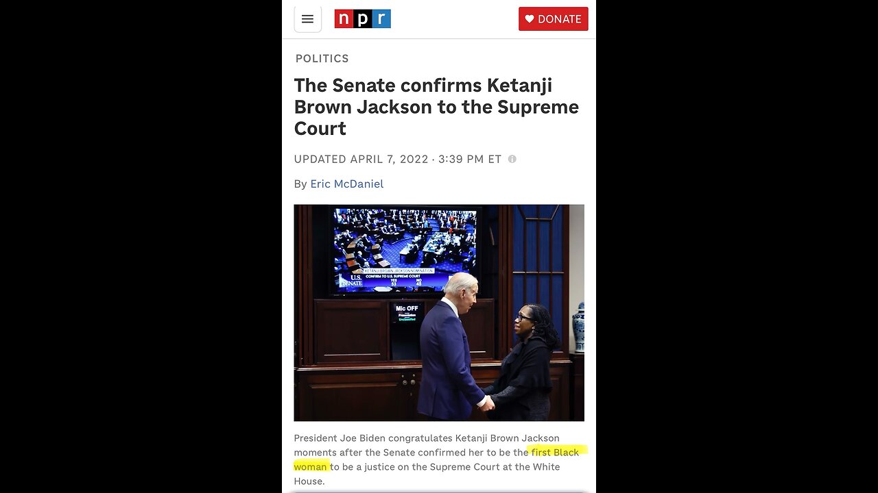 TOP 50 REASONS REASONS BLACKS SHOULD VOTE REPUBLICAN (#41) KETANJI BROWN CAN’T DEFINE A WOMAN