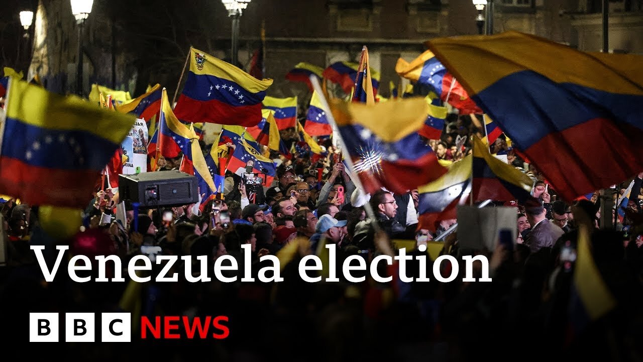 Protests across Venezuela as election dispute goes on | BBC News