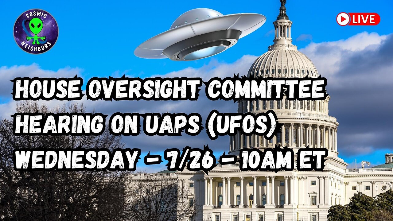 House Oversight Committee hearing on UAPs