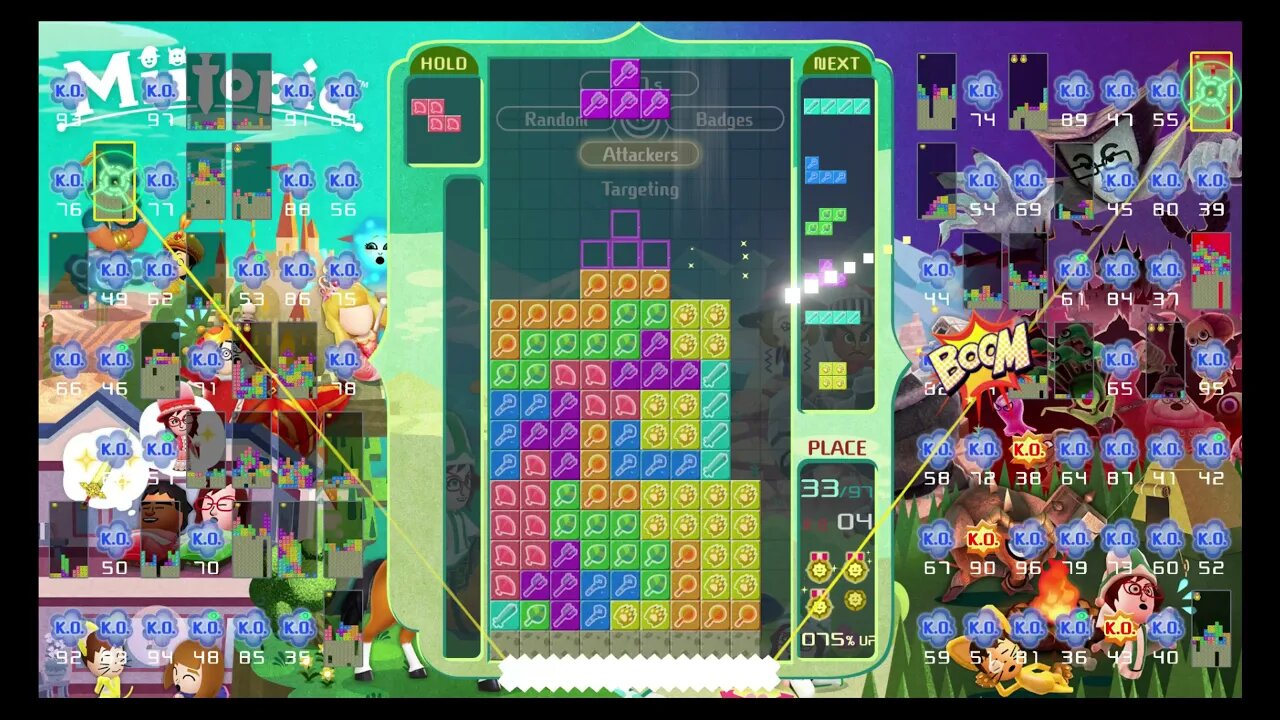 Tetris 99 - Daily Missions #7 (6/20/21) - 21st Maximus Cup: Miitopia Theme