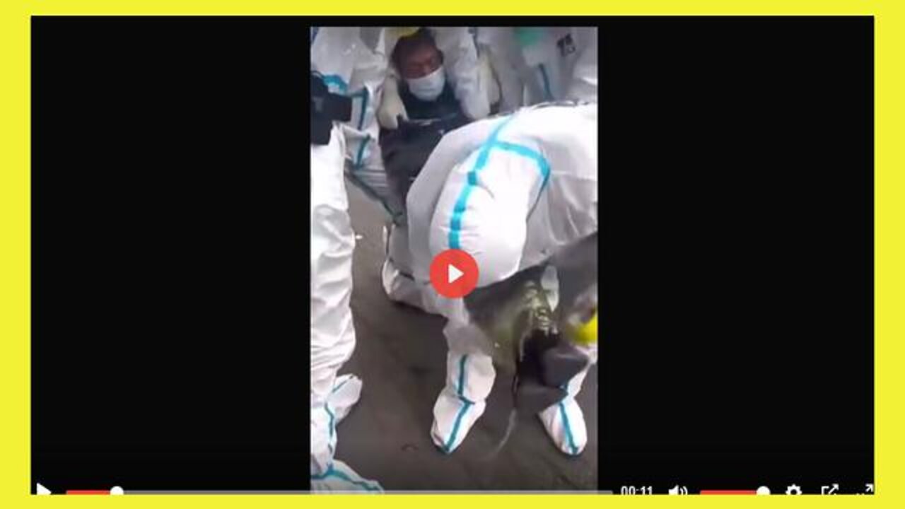 CHINESE RESPONDING TO A NON-COMPLIANT COVID SUSPECT…