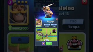 CAVALEIRO NÍVEL MÁXIMO #shorts #clashroyal #clash #clashroyale #royale