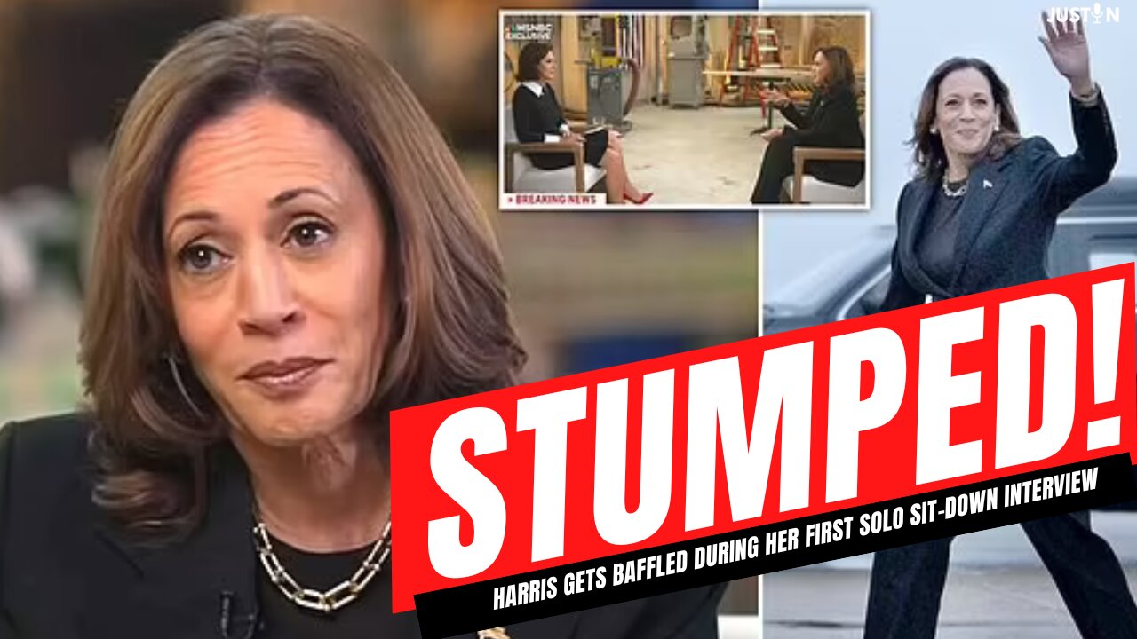 STUMPED! Harris baffled during her first solo sit-down interview since becoming the Democratic nominee