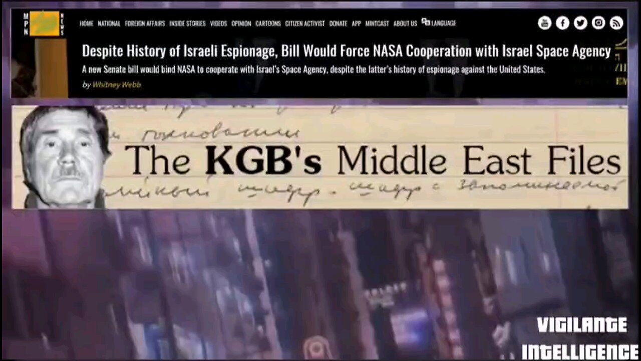 KGB and Mossad are working together to set the stage for their WW3 prophecies (Johnny Gat)