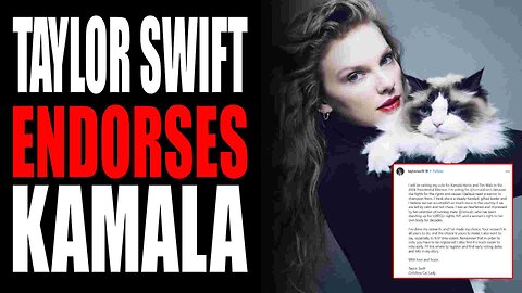 Taylor Endorses Kamala and Proves, Once Against, She is Not A Christian.