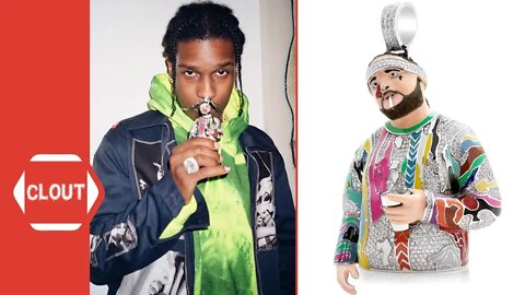 Drake Gifts A$AP Rocky An A$AP Yams Diamond Chain On Yams Day!