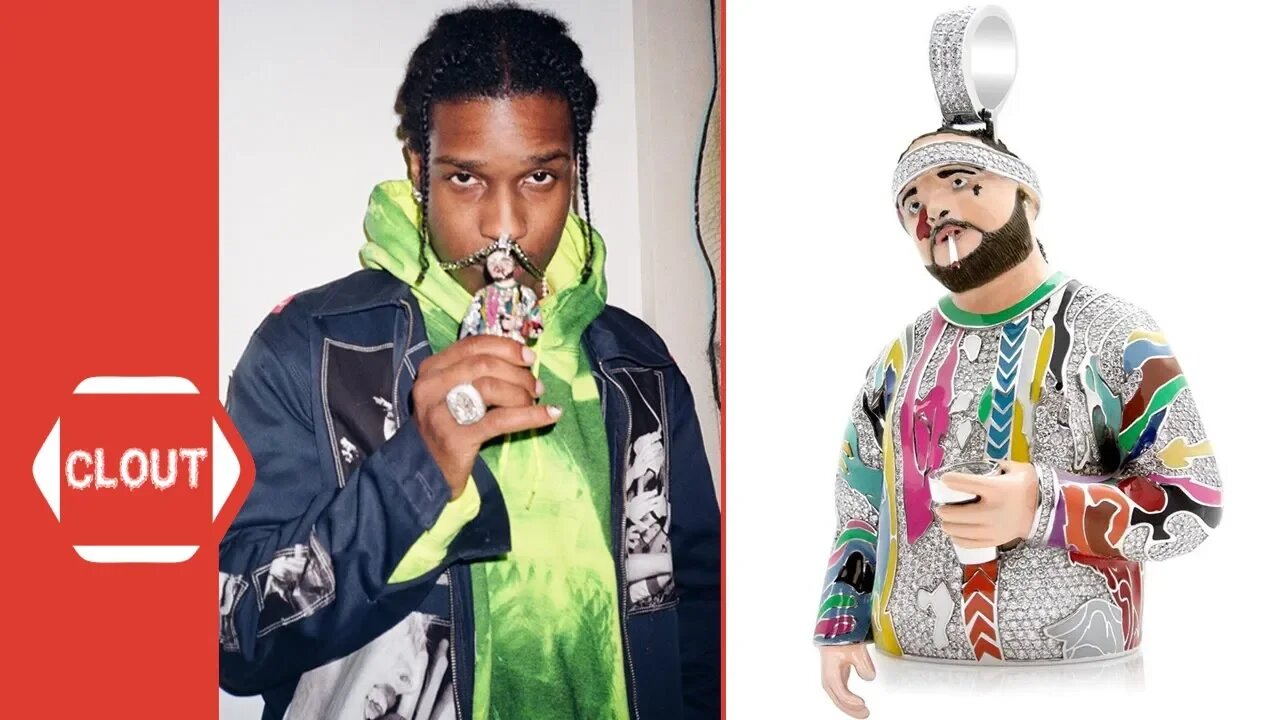 Drake Gifts A$AP Rocky An A$AP Yams Diamond Chain On Yams Day!