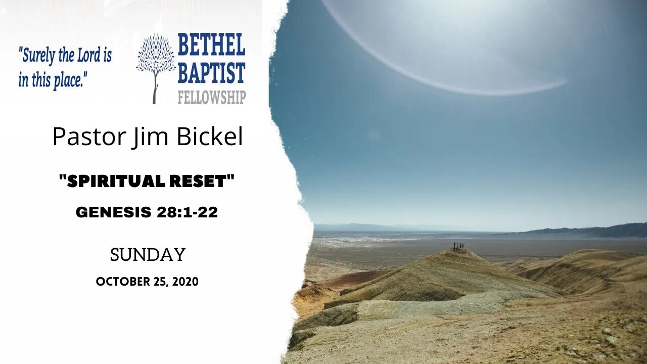 "Spiritual Reset" - Sunday Service 10:00 AM