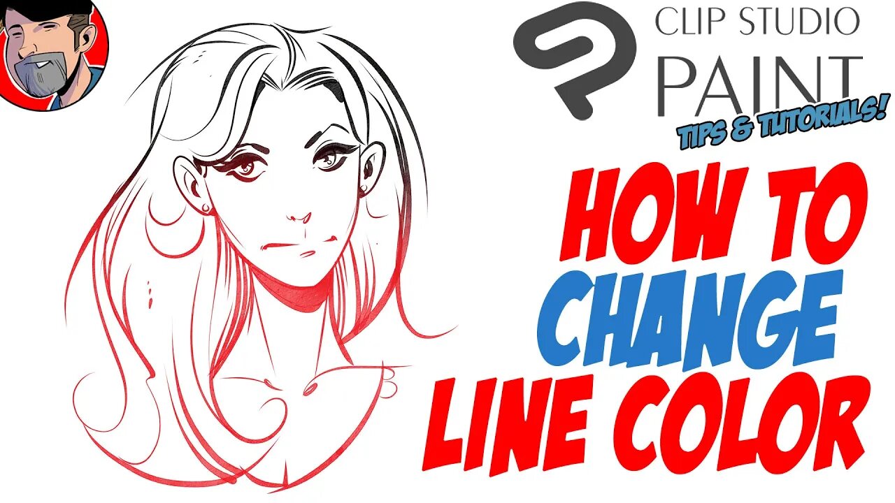 EASY way to change line color in CLIP STUDIO PAINT | Tips/Tutorial