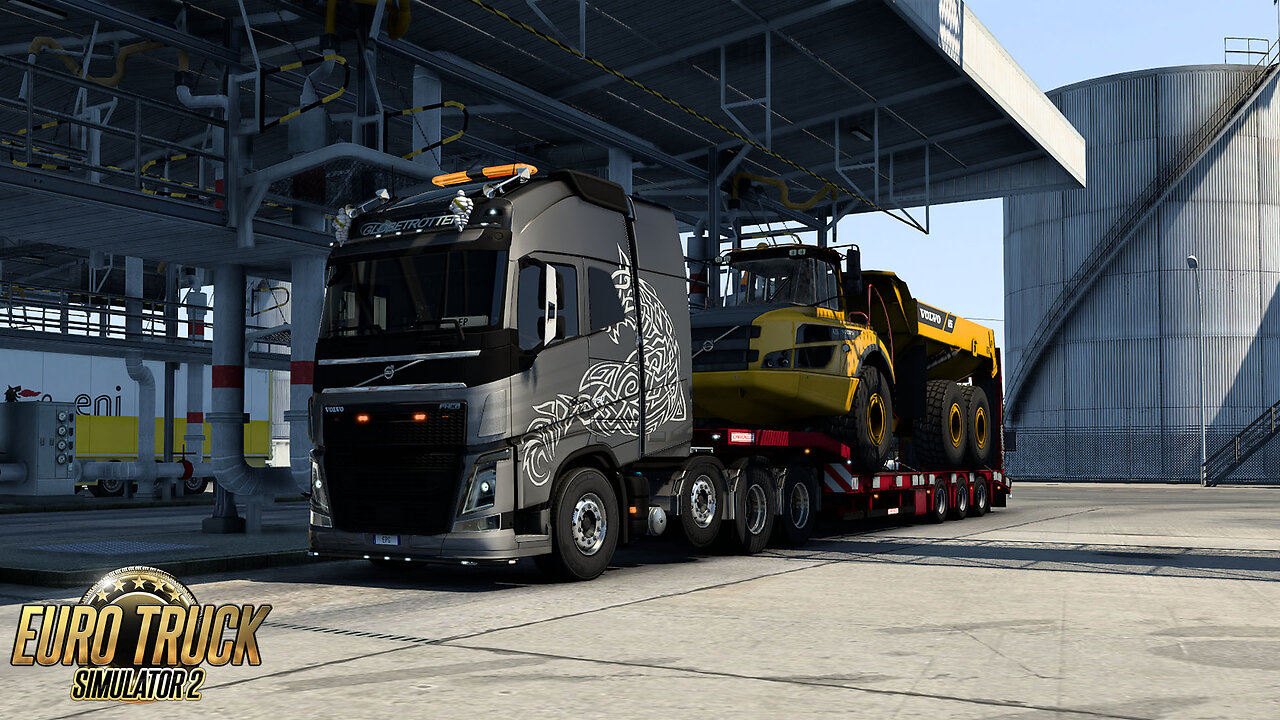 ETS2 | Volvo FH16 750 | Algeciras ES to Málaga ES | Articulated Hauler Volvo A25G 25t