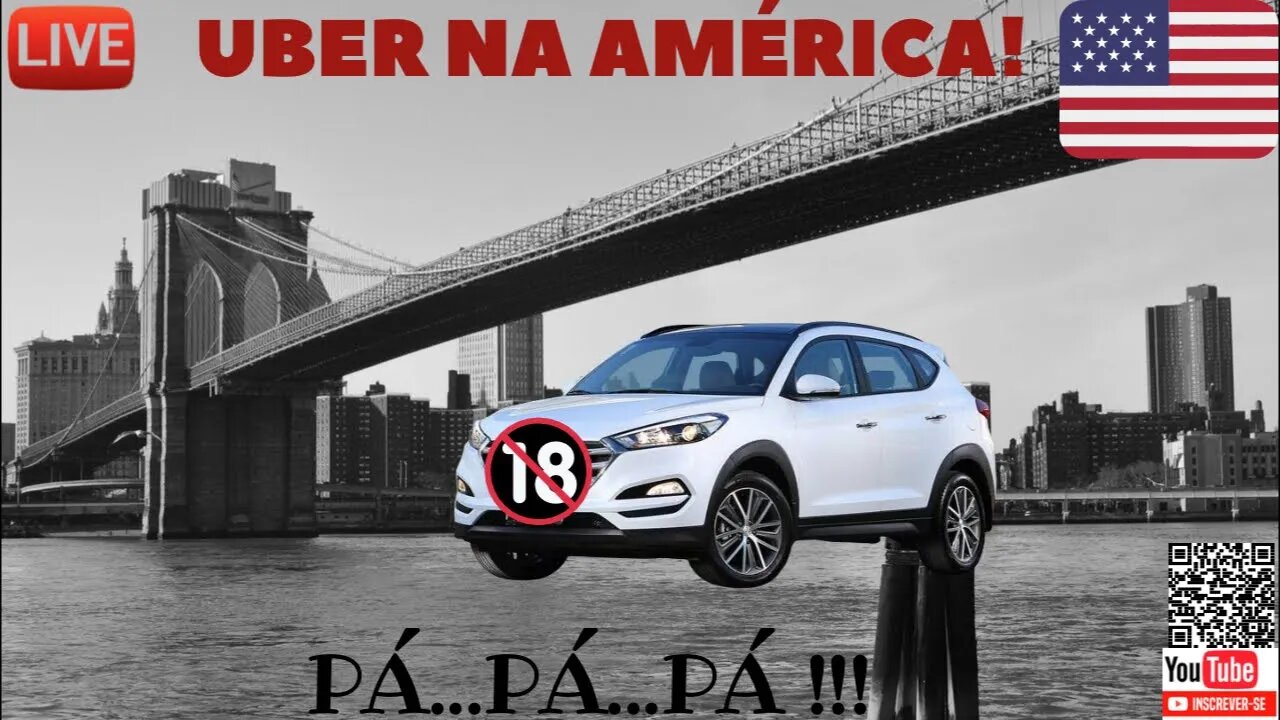 🔴Uber ao vivo na gringa!