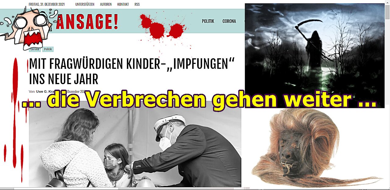 „Auch 2022 geht der Genozid munter weiter, usw,!!!“