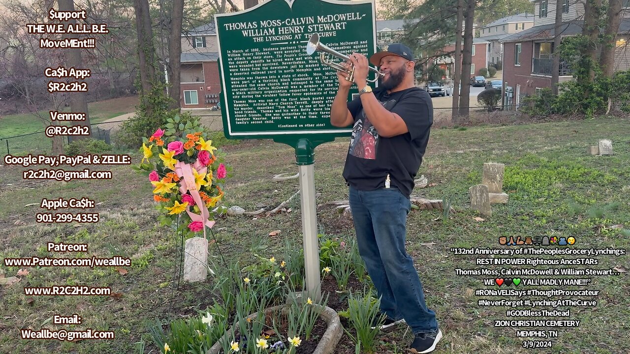 132nd Anniversary of #ThePeoplesGroceryLynchings: RIP #ThomasMoss, #CalvinMcDowell & #WilliamStewart